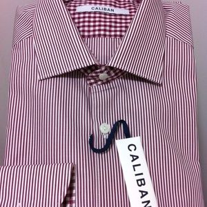 NWT$375 Caliban Italian luxury shirt 16/41 true